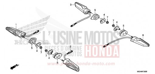 CLIGNOTANT VFR1200XH de 2017